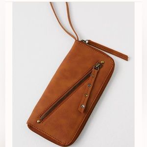 Free People Distressed Vegan Wallet